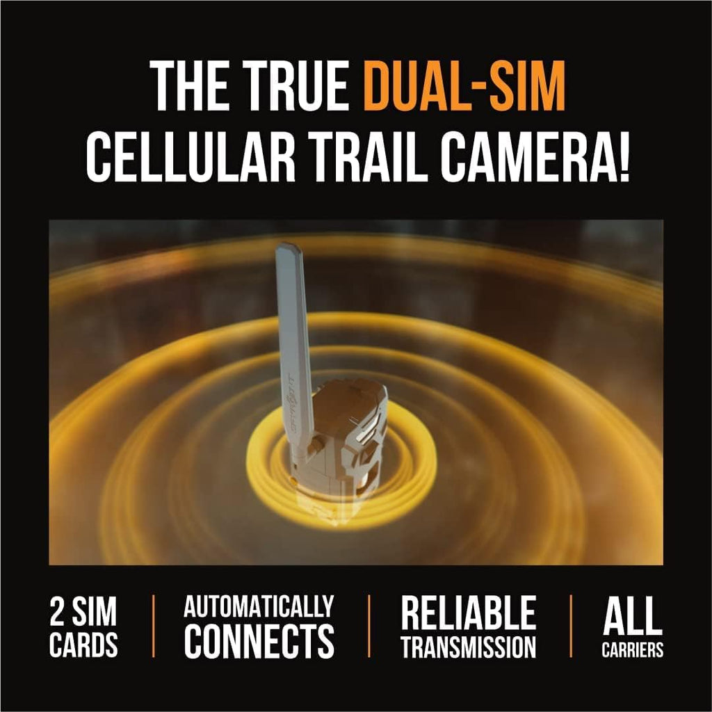 Twin Pack Cellular Trail Camera with 36MP Photos and 1080p Videos Y85146