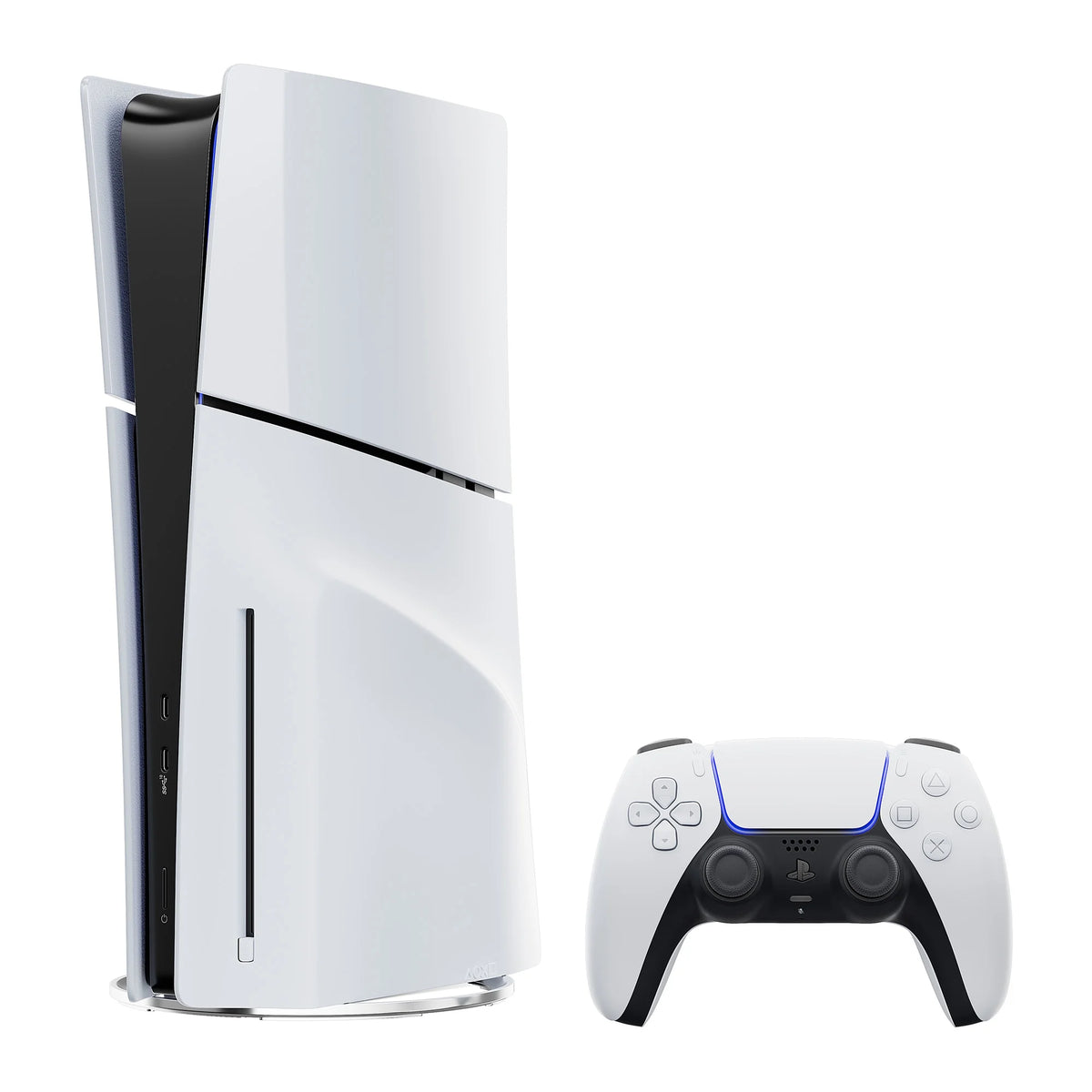 White 2TB SSD PlayStation 5 Gaming Console with Two Controllers J785