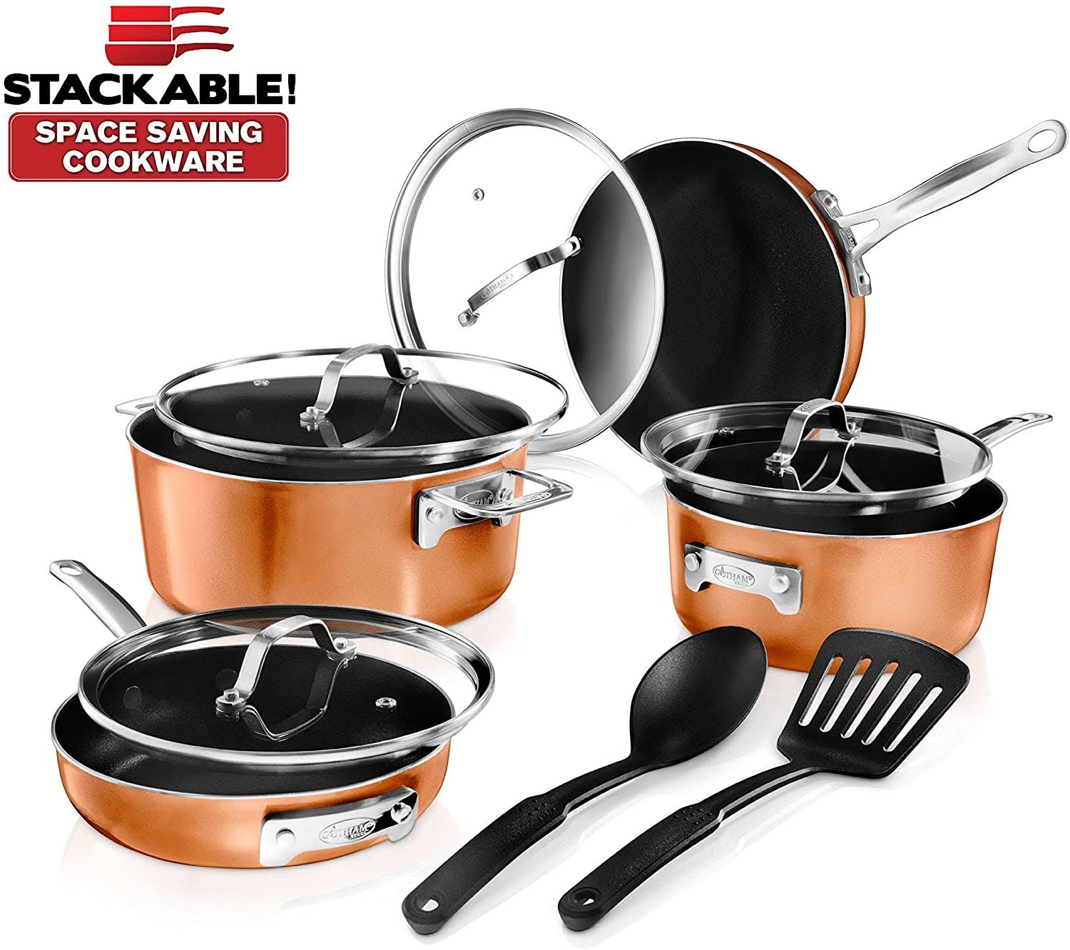 10 Piece Non-Stick Cookware Set U621080