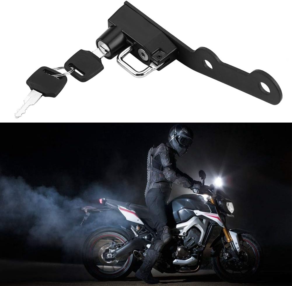 Motorcycle Helmet Lock Alloy Anti-Theft Security Lock G87091