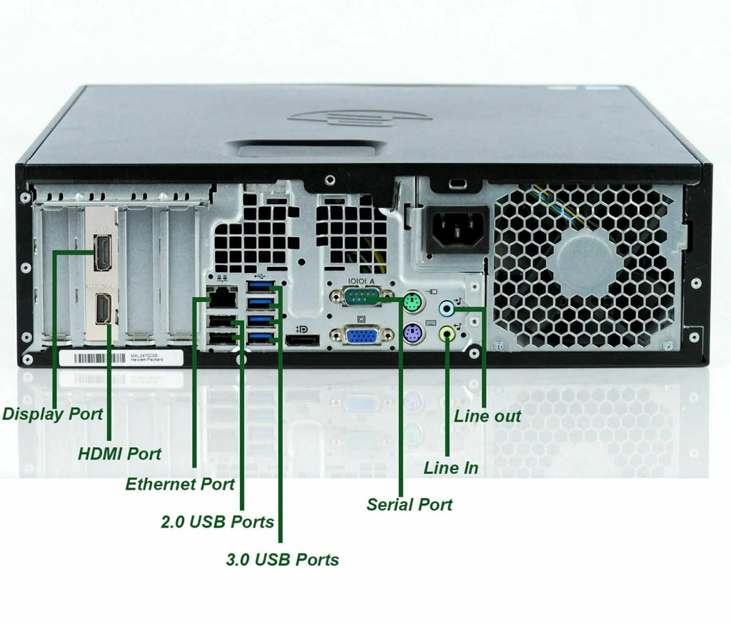 Restored Desktop PC Intel Core i5 16GB Ram 500GB Hard Drive 240GB SSD NVIDIA GeForce GT 1030 DDR5 24 inch LCD WiFi Windows 10 Z9906
