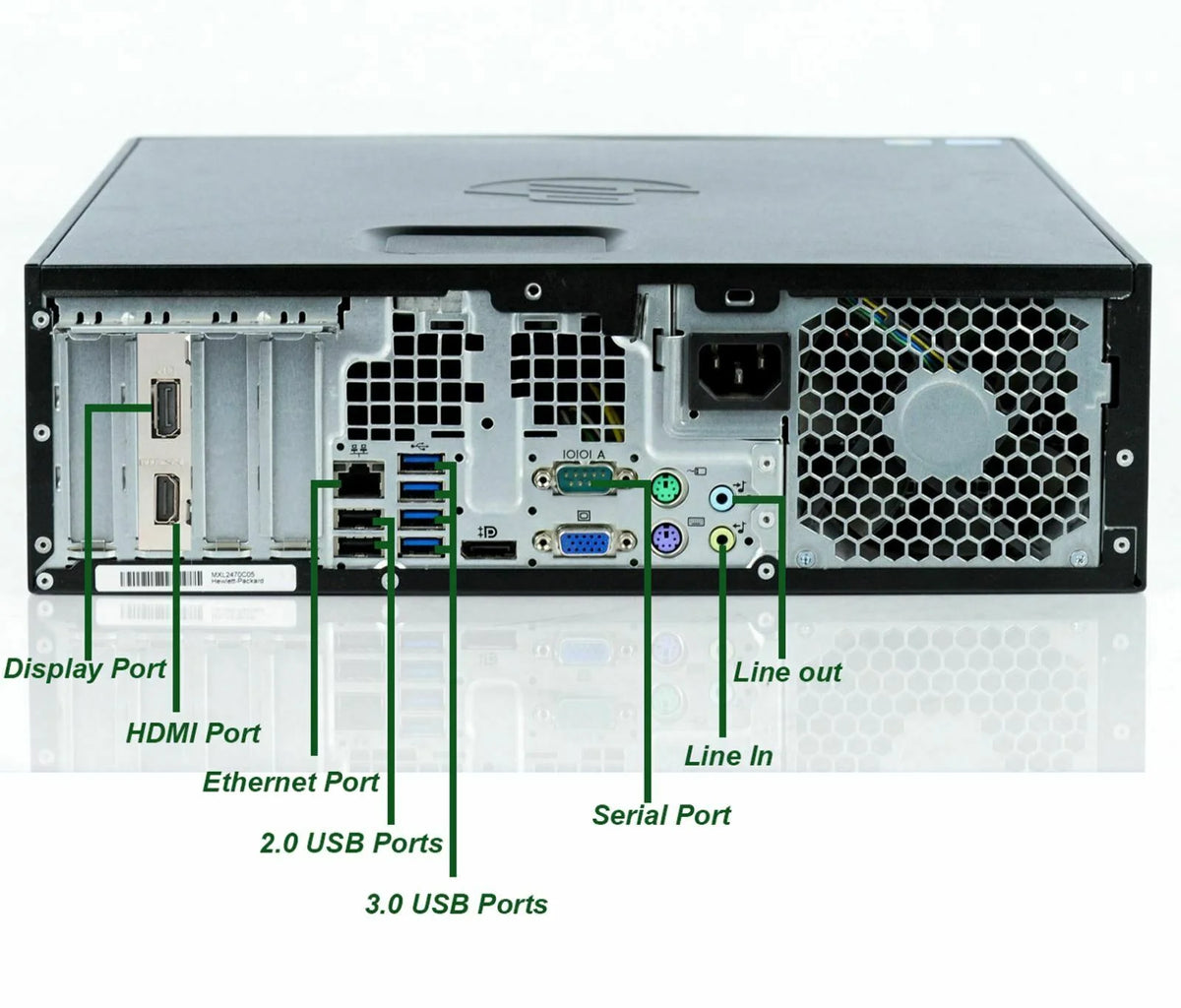 Restored Desktop PC Intel Core i5 16GB Ram 500GB Hard Drive 240GB SSD NVIDIA GeForce GT 1030 DDR5 24 inch LCD WiFi Windows 10 Z9906