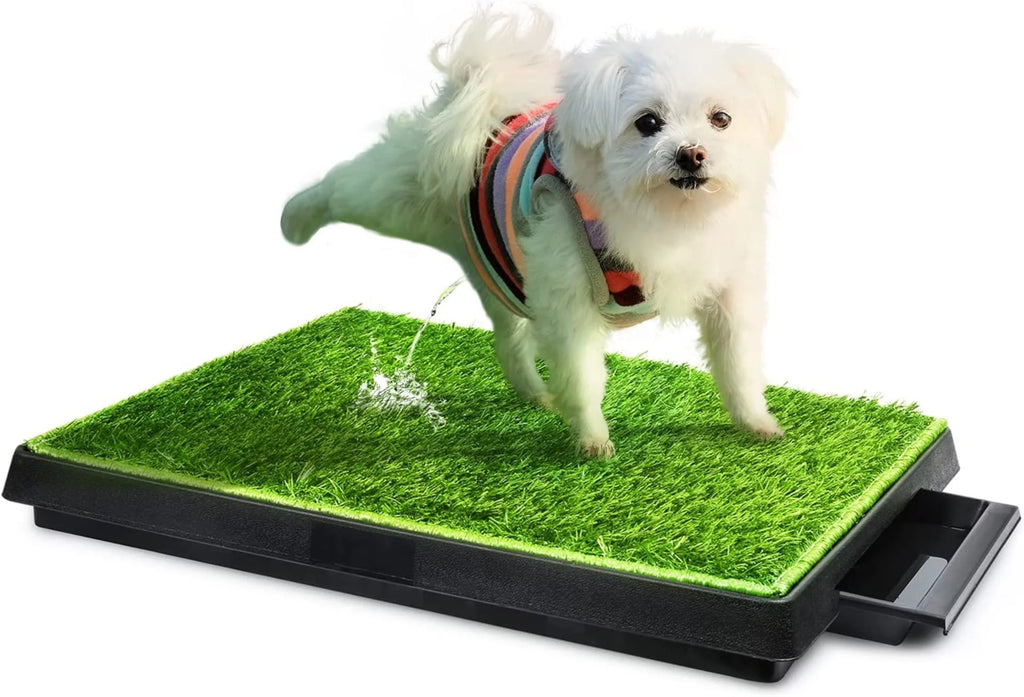 25''x20'' Artificial Turf Dog Toilet with Removable Waste Tray U966