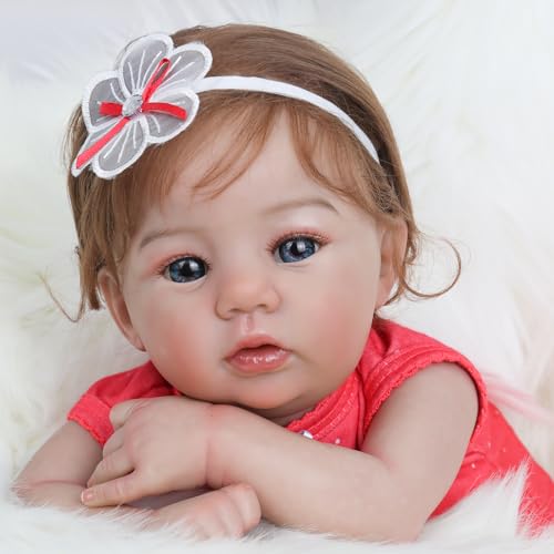 18 Inch Lifelike Reborn Baby Doll with Soft Weighted Body N523