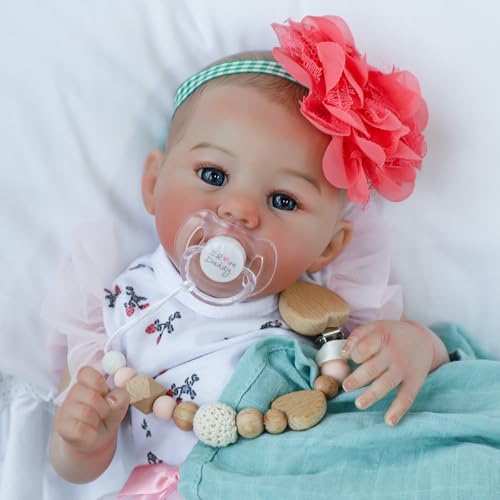18 Inch Lifelike Reborn Baby Doll with Soft Weighted Body N523