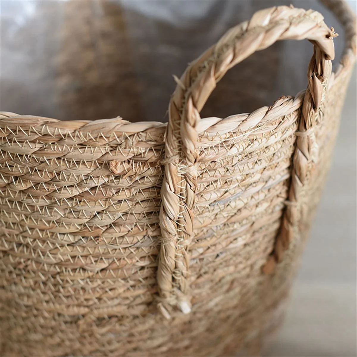 Seagrass Woven Planter Basket Y27627