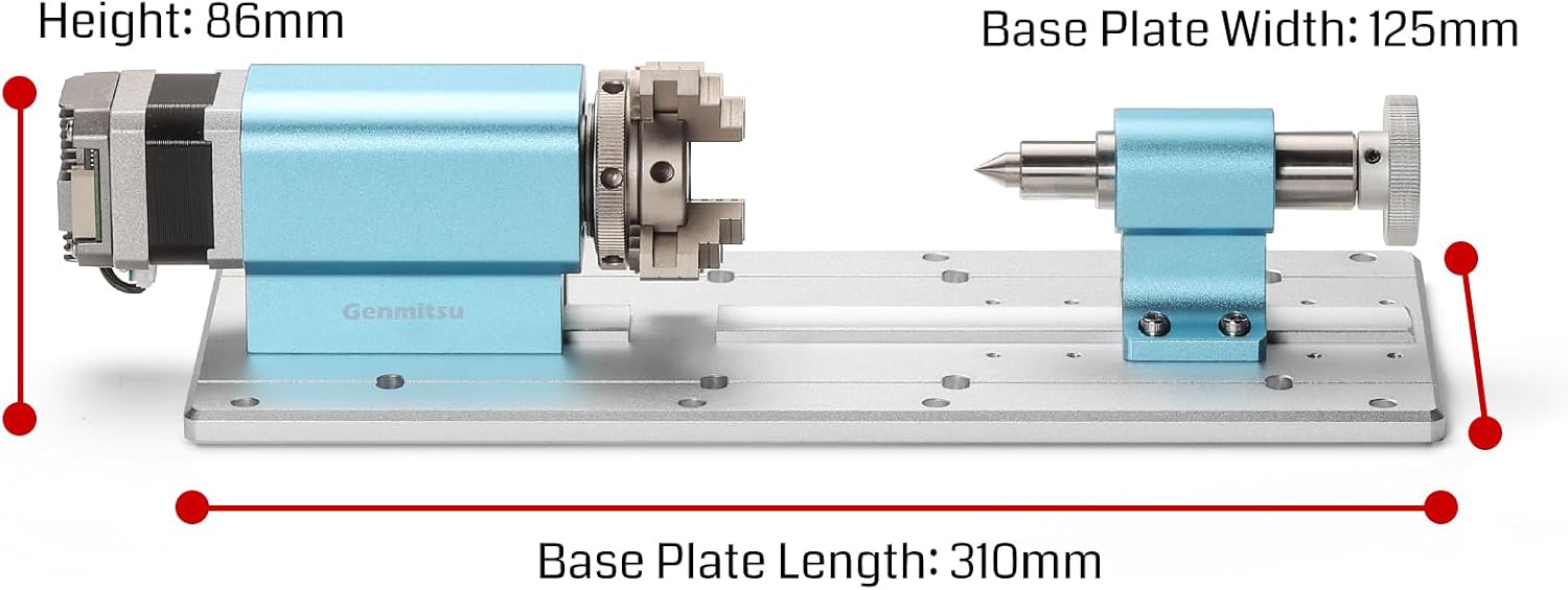 CNC Router Machine with 4th Axis Rotary Module Kit H4821