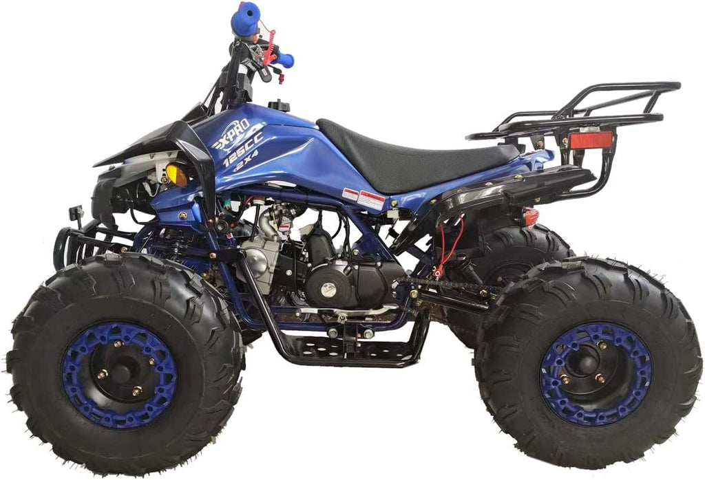 Blue 125cc ATV Automatic Transmission with LED Headlight F942728