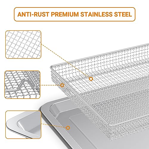 Stainless Steel Baking Tray Pan and Air Fryer Basket P468
