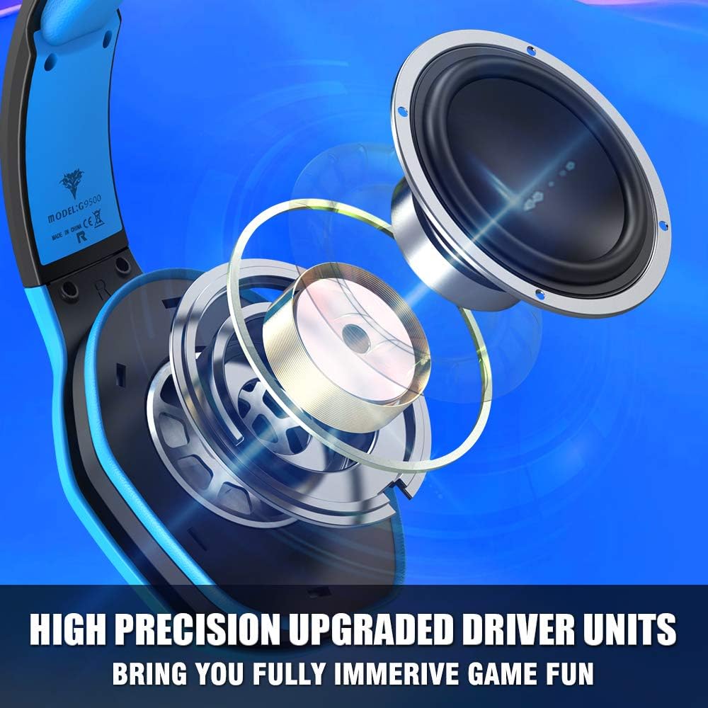 Blue Gaming Headset with Mic V3622