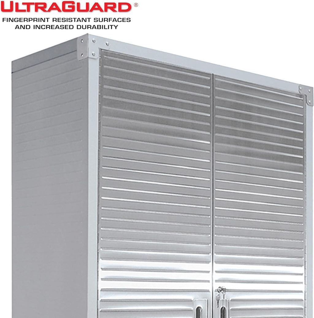 Full Door Rolling Storage Cabinet, 36" W x 18" D x 72" H, Granite M933