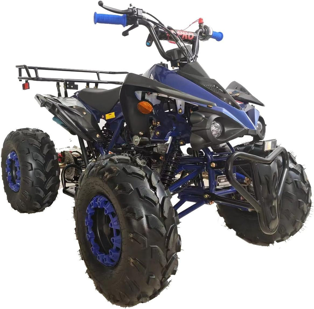 Blue 125cc ATV Automatic Transmission with LED Headlight F942728