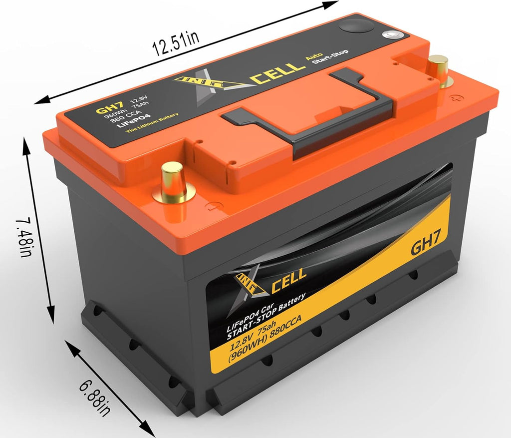 12V 60AH 768WH 790CCA LIFEPO4 Battery O490670