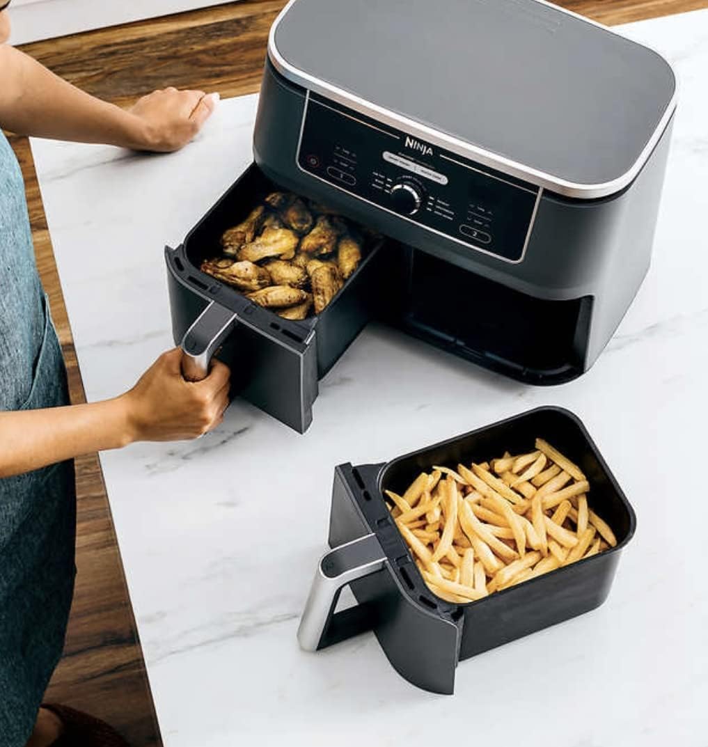 6in1 10qt. XL 2Basket Digital Air Fryer C54553