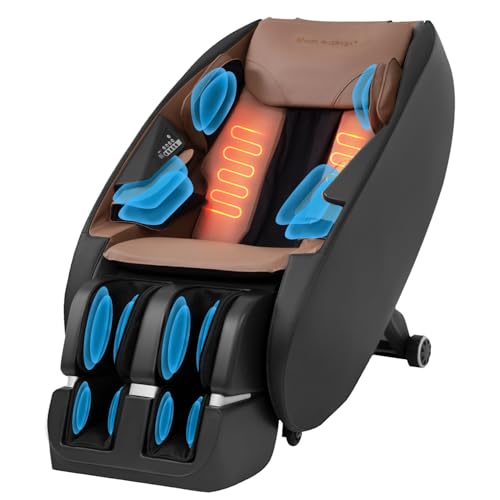 Black Shiatsu Massage Chair with Zero Gravity C2007