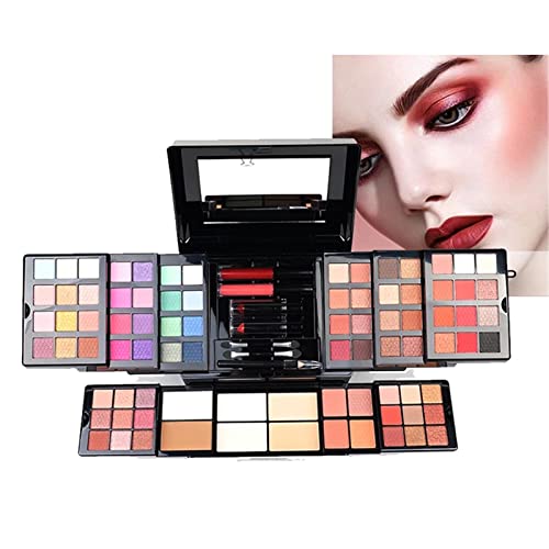 All-in-one Makeup Kit with Eyeshadow Palette Lipstick Blush Foundation Concealer Face Powder Mascara Lipgloss Brush T2611