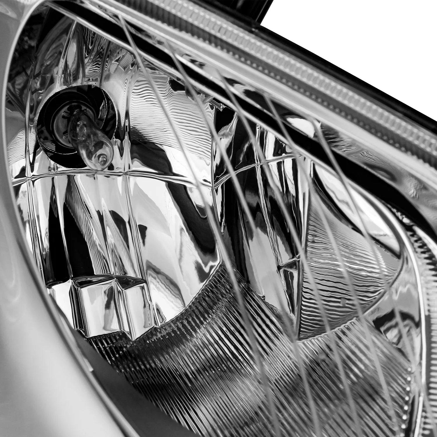 Chrome Projector Headlight Passenger Right N5788