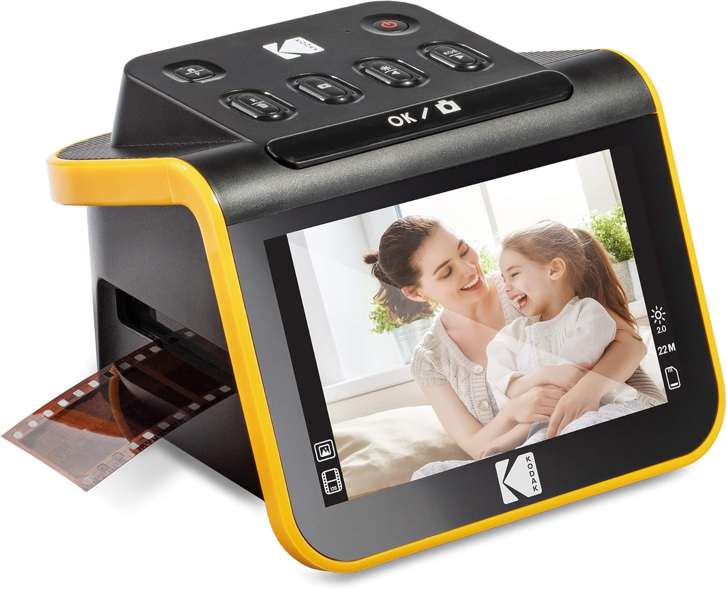 Film and Slide Scanner with 5" LCD Screen, 22MP JPEG O126431