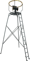 16 Foot Single Seater Foldable Outdoor Hunting Tripod Stand with 2 Detachable Gear Bags E74638