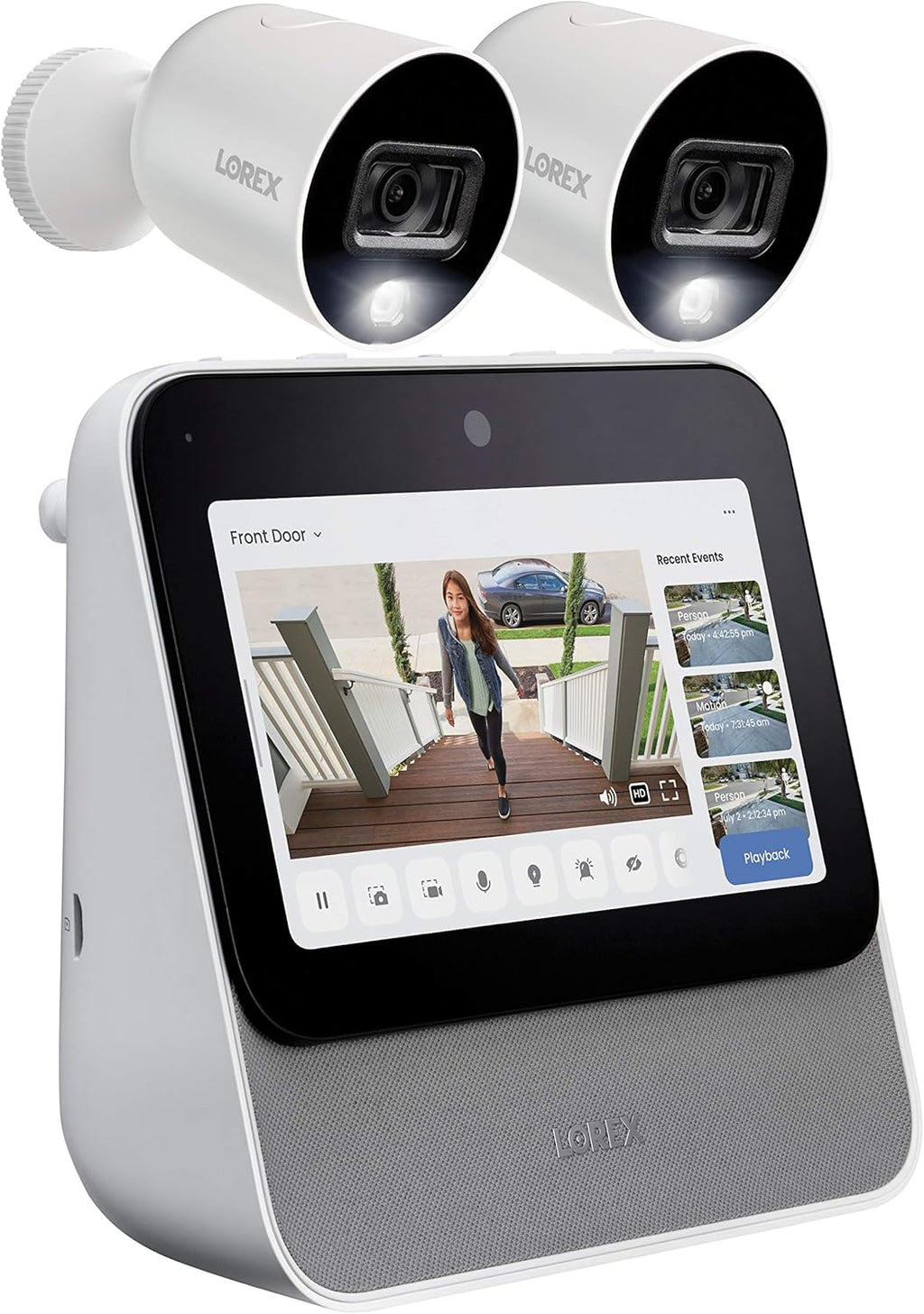 64GB 4 Channel 1080p HD Security Camera System with 2 Bullet Cameras T978425