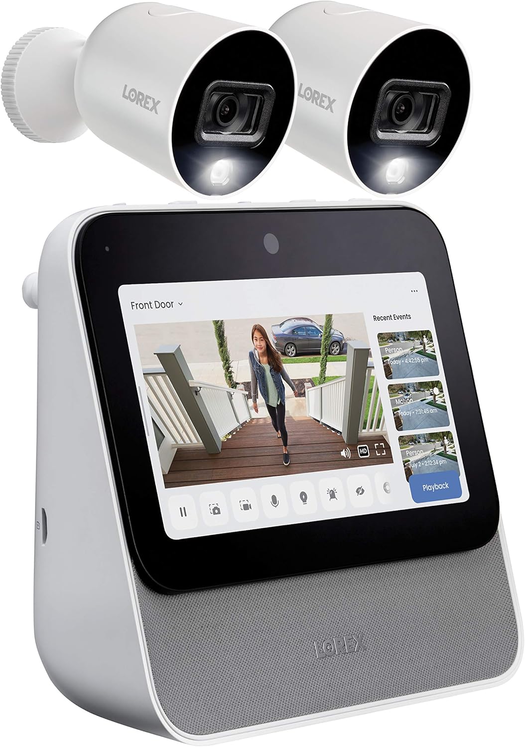 64GB 4 Channel 1080p HD Security Camera System with 2 Bullet Cameras T978425