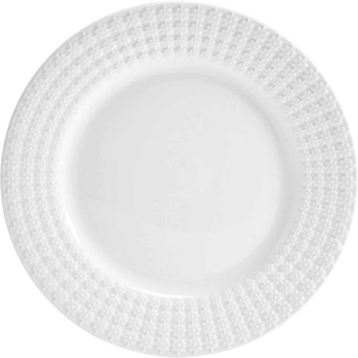 12 Piece White Dinnerware Set M632