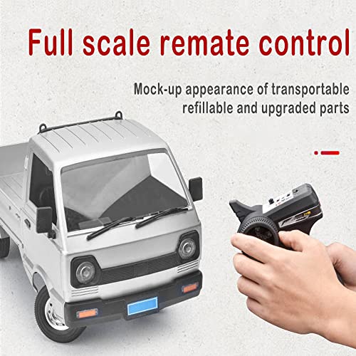 RC Car 1/10 2.4Ghz Off Road Drift Pickup Truck Crawler with Brushed Motor LED Headlights RTR F86251
