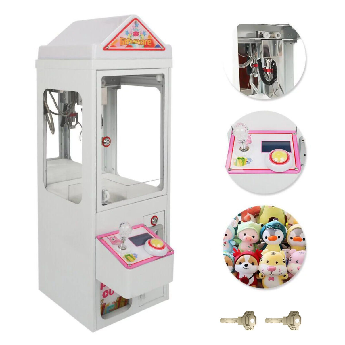 Mini Claw Crane Machine 110V Metal Case M164269