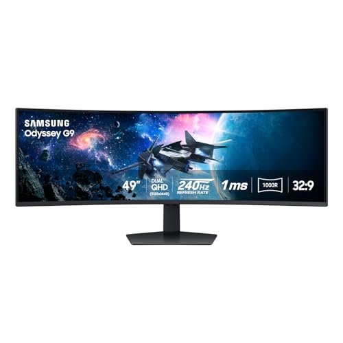 49" DQHD 1000R Curved Gaming Monitor, 240Hz, 1ms(GtG), DisplayHDR 1000 L14415