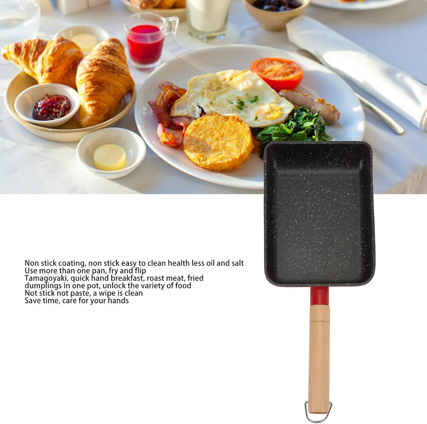 Red Non Stick Mini Frying Pan S310