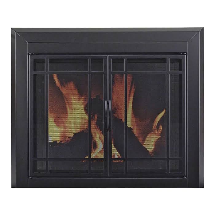 Small Glass Fireplace Doors G6062