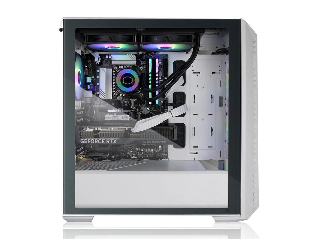AMD Ryzen 7 7800X3D 8-Core RTX 4070 12GB 32GB 6000MHz DDR5 1TB NVME M.2 SSD 240mm AIO Liquid Cooler Windows 11 Gaming PC P32656