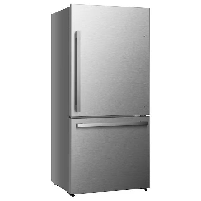 17.2-cu ft Counter-depth Bottom-Freezer Refrigerator (Fingerprint Resistant Stainless Steel) N81378