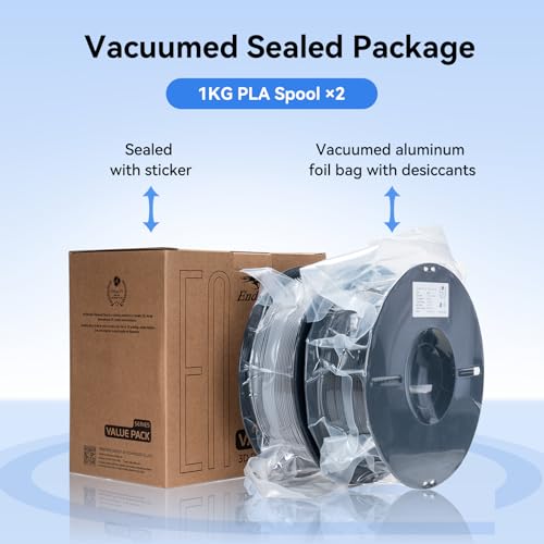 2kg Black & White PLA 1.75mm Filament Bundle Z16405
