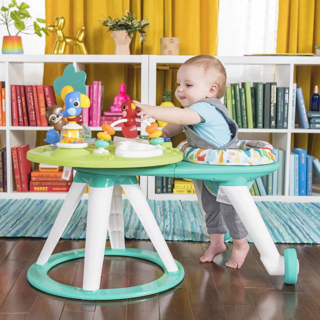 2-in-1 Baby Activity Center & Table, Tropic Coral T717333