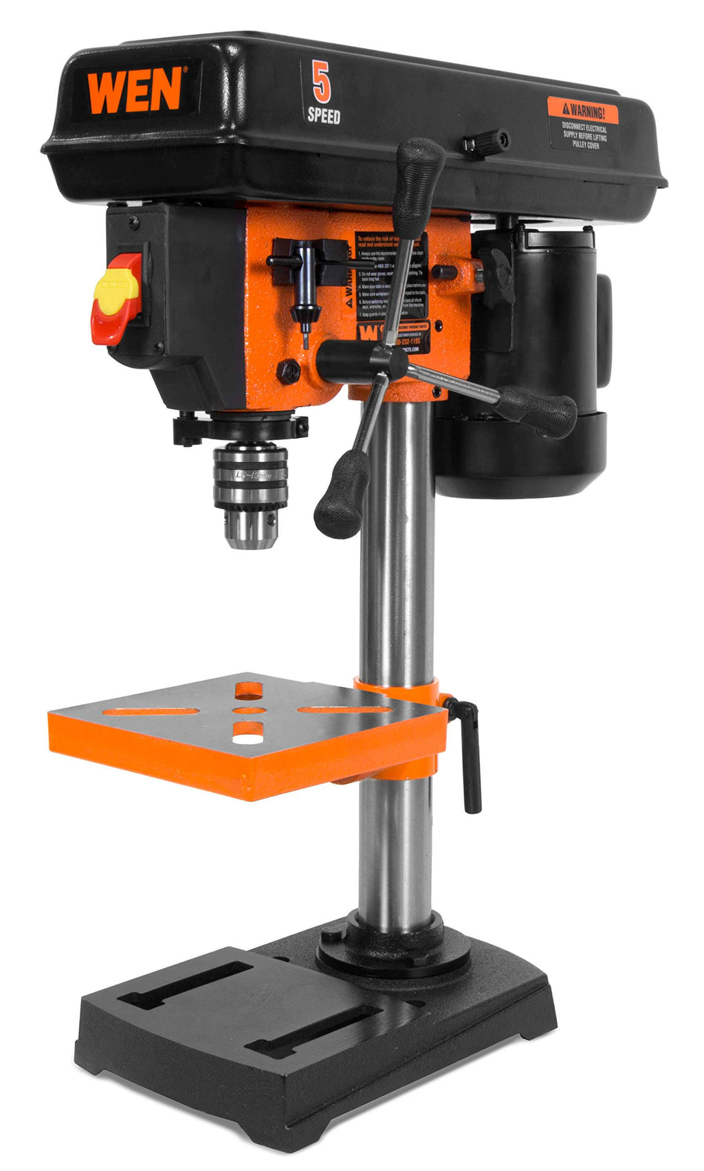 2.3-Amp 8-Inch 5-Speed Cast Iron Benchtop Drill Press X9842