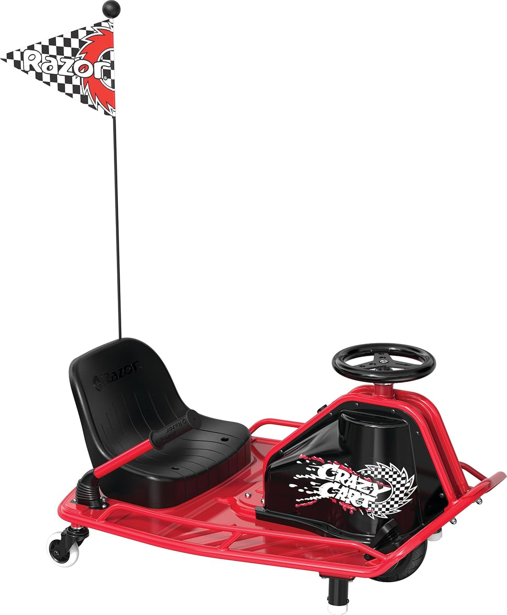 24V Electric Drifting Go Kart, Black/Red J190118