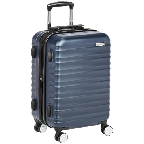 Navy Blue 21-inch Carry On Luggage with Wheels J516