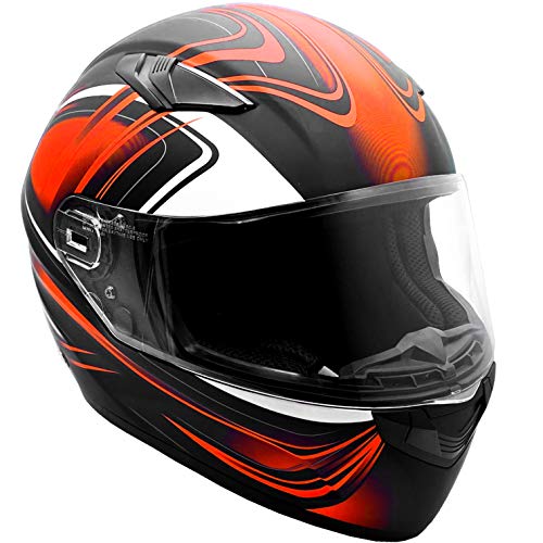 Adult Full Face Motorcycle Helmet 3XL & 4XL DOT Certified M3756