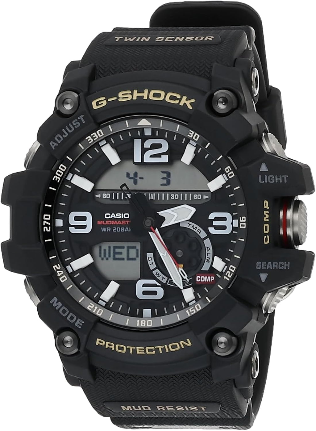 Black Twin Sensor Sports Watch S38862
