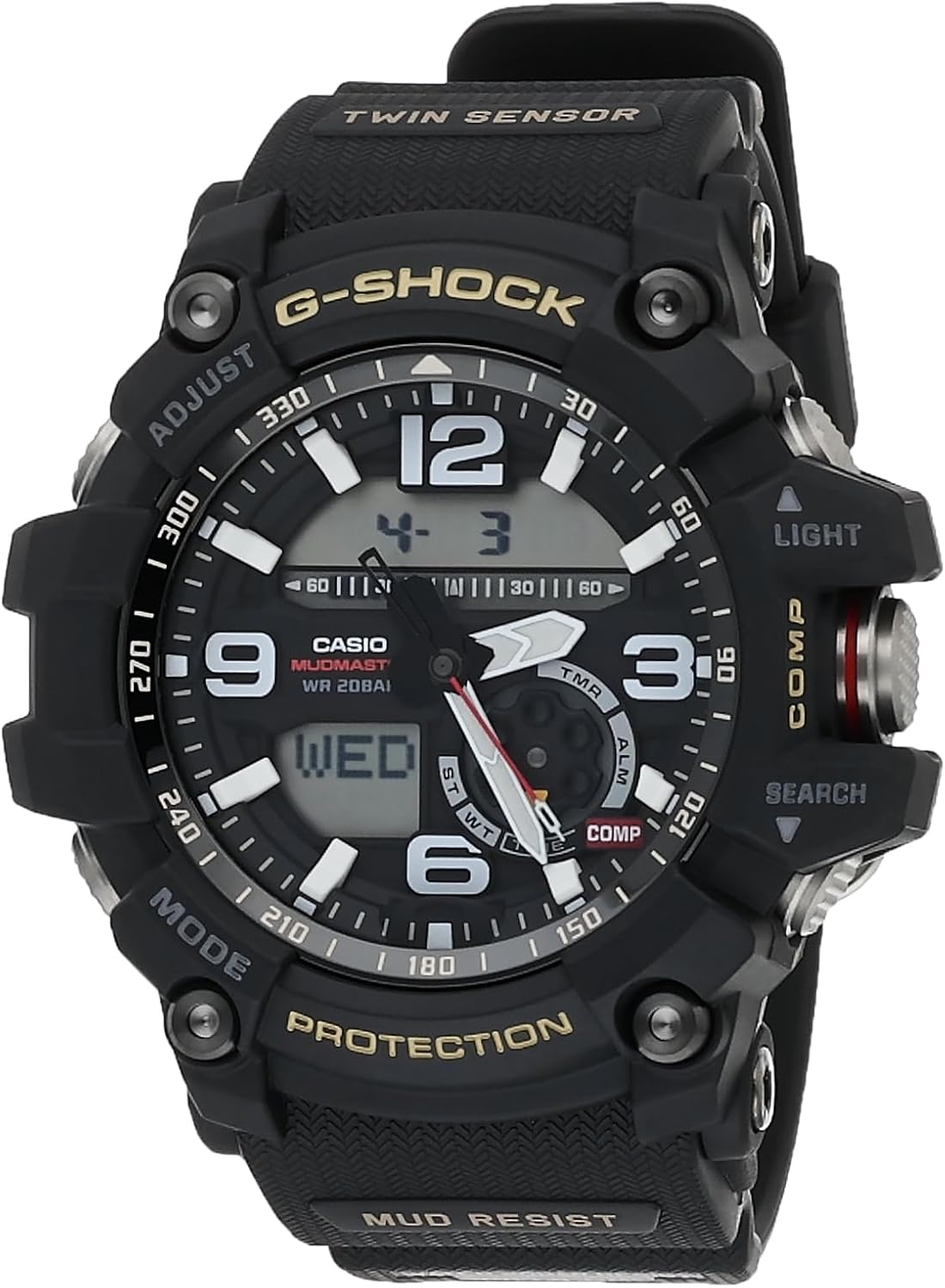 Black Twin Sensor Sports Watch S38862