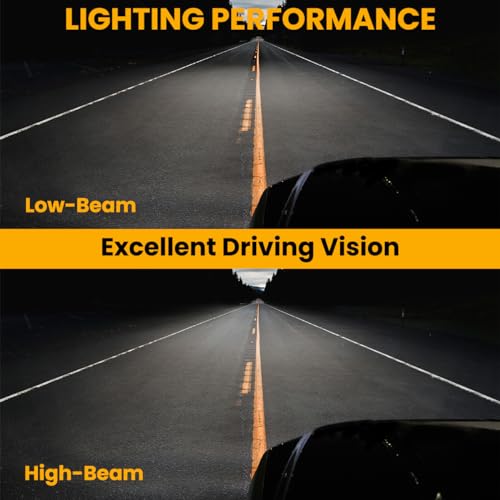 LED Light Bar Chrome Housing Projector Headlights for GMC Sierra 1500 2500HD 3500HD Left Right Pair Headlamps Assembly R4309