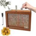 Wooden Savings Box with Money Target and Numbers N380315