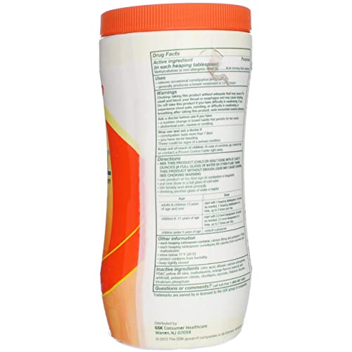 Orange Flavor Fiber Therapy Powder, 30 ounce (Pack of 3) S773098