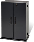 Black Locking Media Storage Cabinet G279