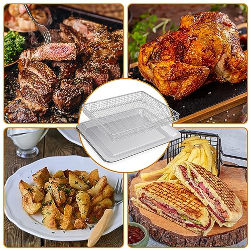 Stainless Steel Baking Tray Pan and Air Fryer Basket P468