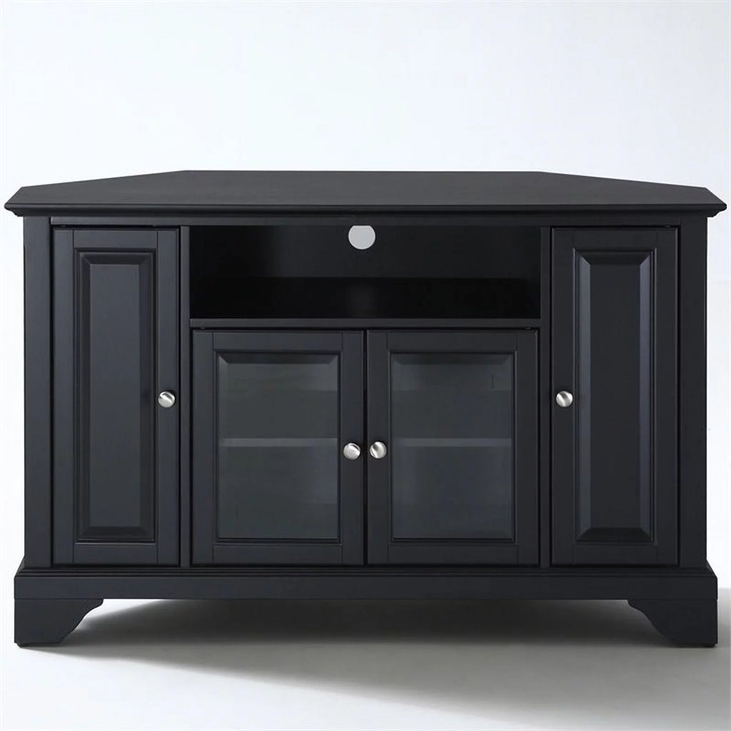Black Corner TV Stand O53579