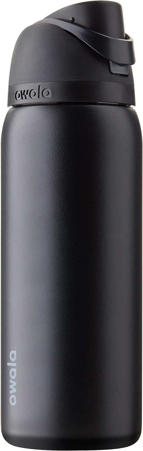 32 Oz Insulated Stainless Steel Water Bottles with Straw, Set of 2 K470