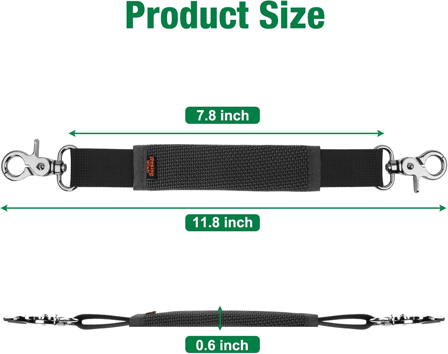 Black Removable Speaker Handle Strap A918673