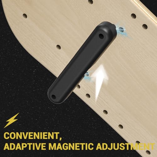 7 Modes Balance Board with Adjustable Stoppers and Roller E71386